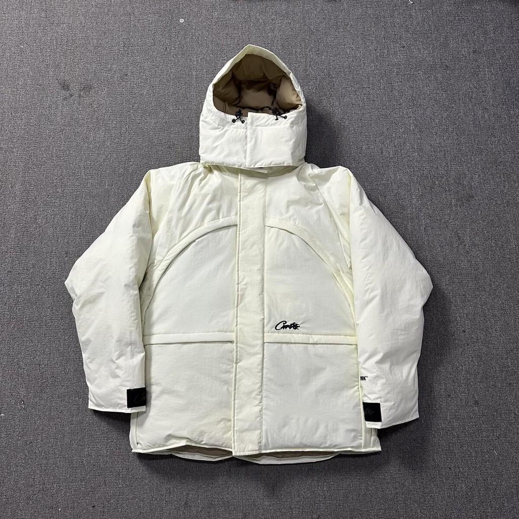 American Trend Demon Island Embroidered Cotton Puffer Jacket - Unisex Casual High Street Style