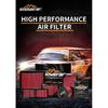 High Flow Sport Air Filter for VW T-ROC Convertible AC7 AC8 1.5 TSI 12.2019- Washable Racing Intake Filters