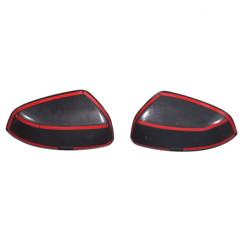 Hcilloend Nissan Fairlady Z Z34 Dedicated Mirror Cover Door Mirror Cover Side Mirror Cover ABS Resin Adhesive Type Easy Installation Exterior Parts