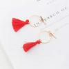 Earrings Chain Daily Mini Tassel Colorful Round
