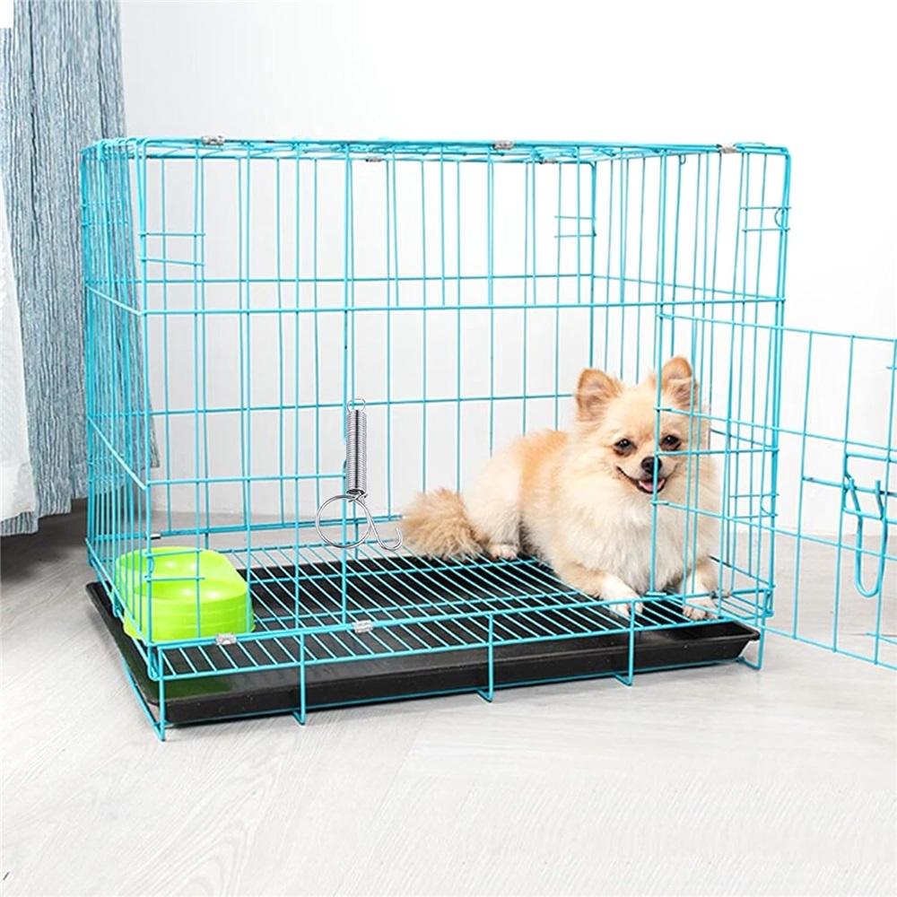 Spring Cage Latch Door Spring Hook Metal Finger For Fixing Rabbit, Dog, Cat, Parrot, Guinea Pig, Bunny, JSM Pet Cage Door(10Packs)
