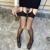 Thigh-high Nylon Stockings Cosplay Sexy Lingerie Garter Belt Long Stockings Ladies Ultra-thin Transparent Tights Party Clubwear