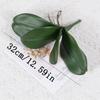 Simulation Phalaenopsis Leaf Artificial Plants Soft Rubber Phalaenopsis Leaf for Flowers Garden Bonsai Decor