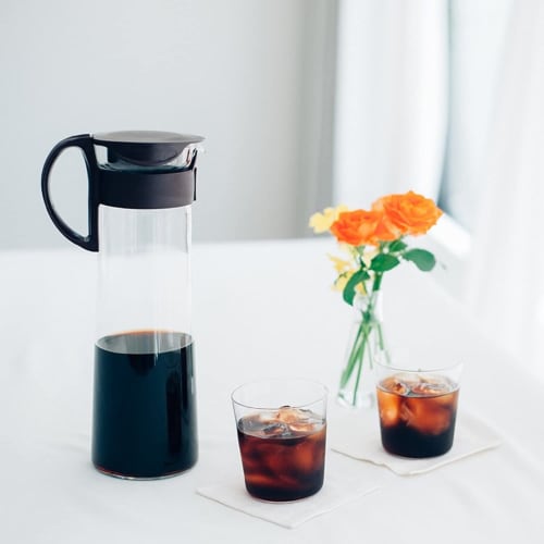 HARIO Cold Brew Coffee Pot Black 1000mL Coffee Pitcher Cold Brew Made In Japan MCPN-14-B