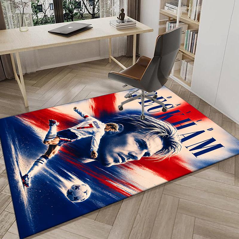 1PC David Manchester United Legend Rug Game Carpet, Floor Mat for Bedroom Living Room Entryway Rug, Home Decor Idea Gift for Christmas Birthday