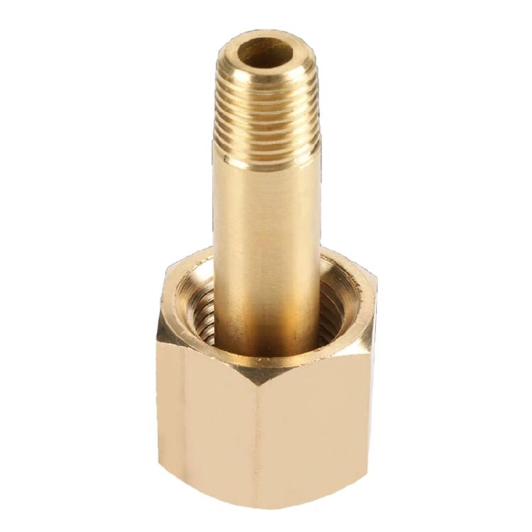 Universal Brass Adapters Nut Suitable For CGA 320 NPT1/4 Pressure Regulator Valves Gas Tanks Carbon Dioxide Applications