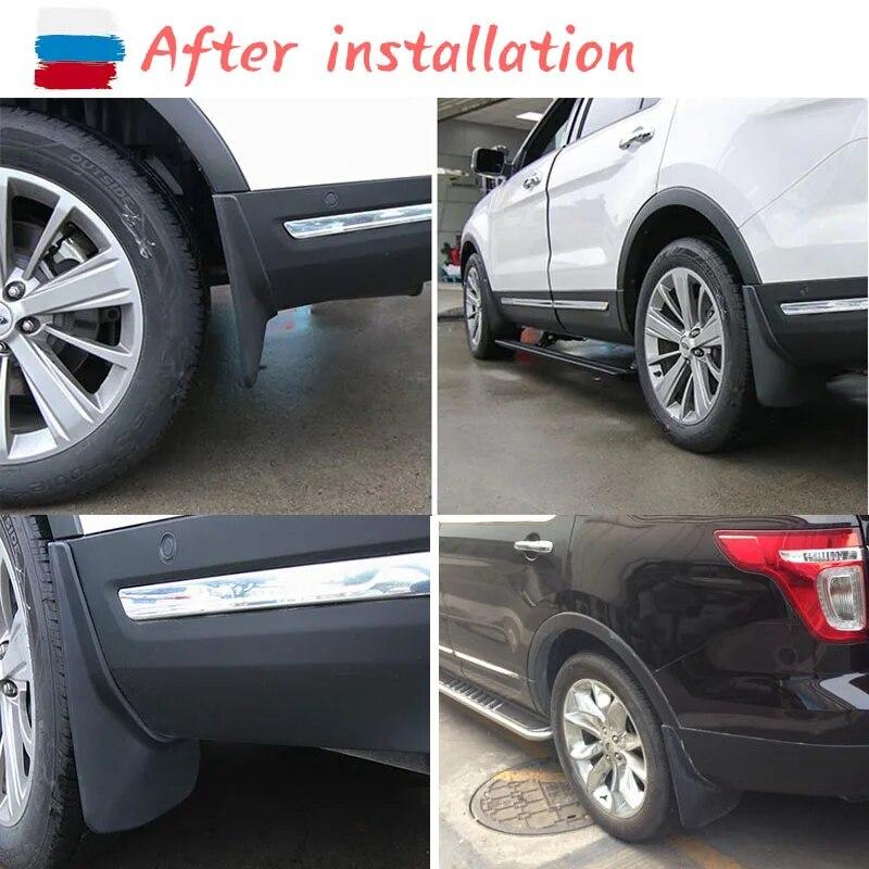 Mud Flaps for FORD Explorer Mudguards Explorer Fenders Mud Guard Splash Flpa Flpas Guards Accessories Auto Styline 4PCS