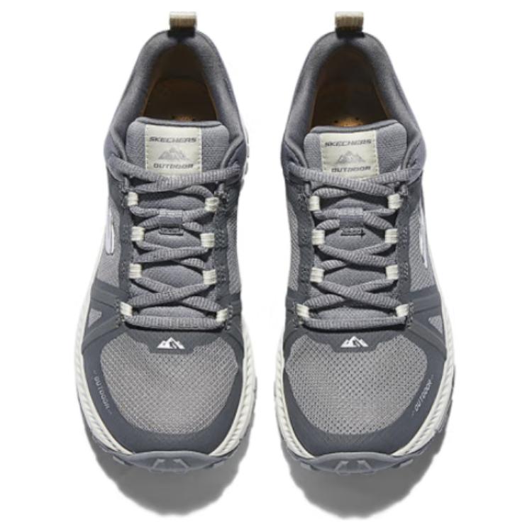Skechers Outdoor Womens Comfortable Versatile Breathable Supportive Rebound Low-Top Casual Running Shoes Women Sneakers Gray 180154-GRY