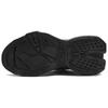 Fila Fusion TI-22 Fabric Synthetic Leather Versatile Comfortable Daily Shock Absorbing Lightweight Low Top Dad Shoes Women Sneaker Black T12W411101FBK