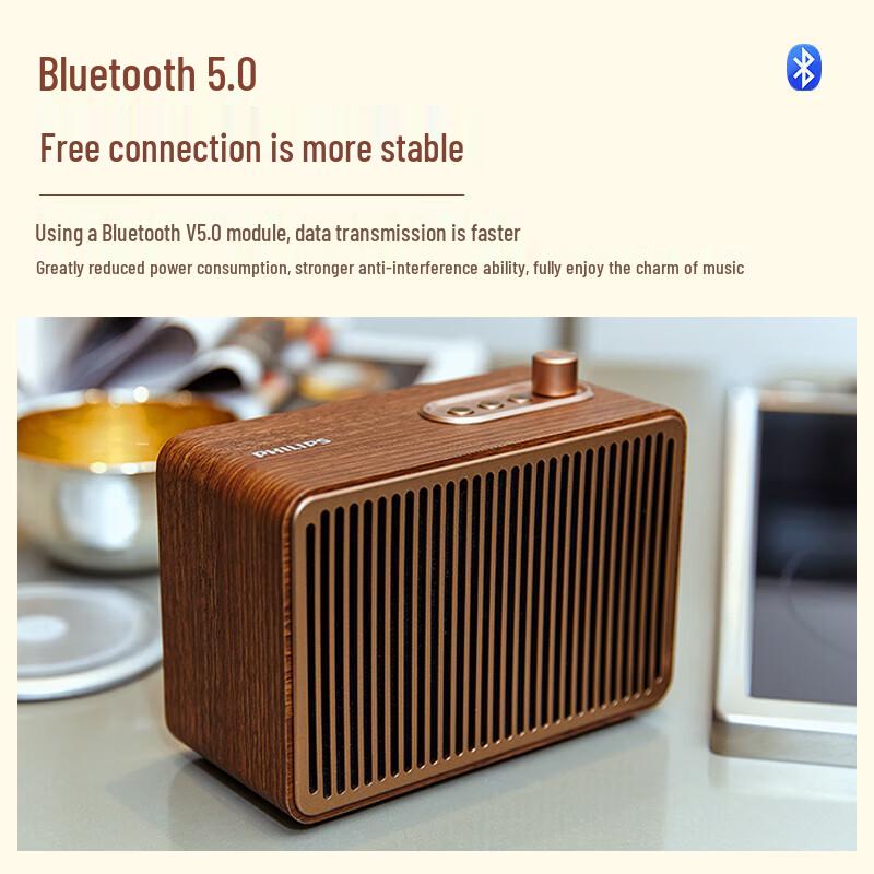Philips Retro Wireless Bluetooth Speaker