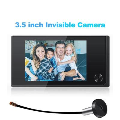 3.5 inç Kamera Peephole Kapı Zili 120 Derece Kapı görüntüleyici Kablosuz Kapı Zili Akıllı Ev Kapı Kamerası Monitör 520A