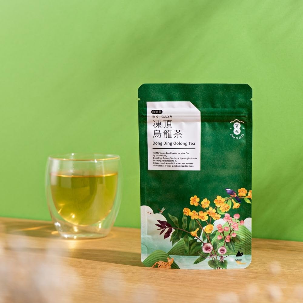 

Years Taiwanese Tea Shimofeng Chaming Dongding Oolong Tea Bag 12g x [102 Old] (2g 6P)