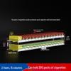 Wall-Mounted Acrylic Cigarette Display with Automatic Pusher
