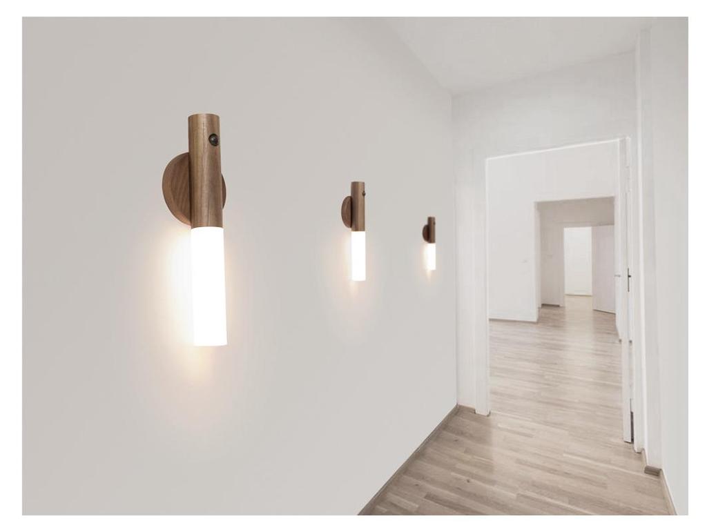 Rechargeable LED Motion Sensor Night Light for Walls and Corridors