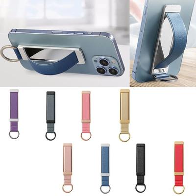 Handgelenkband-Handyhalter Fingergriff Handyständer Zurückschieben Aufgeklebte Sockelhalterung für iPhone Samsung Xiaomi