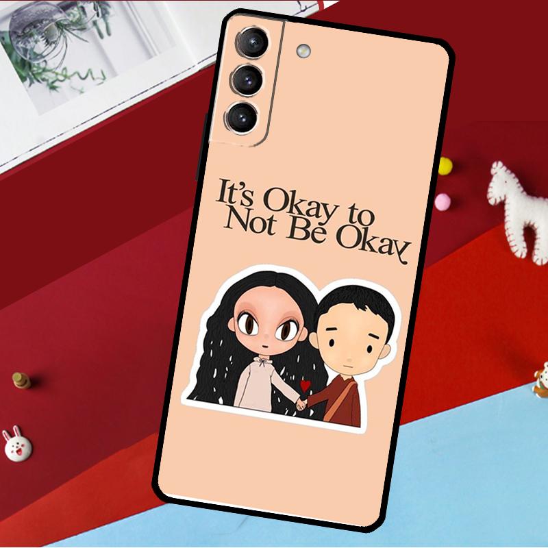 

Корейская дорама «Всё в порядке, если ты не в порядке» Чехол для Samsung Galaxy S25 S23 S22 S20 S24 Ultra S9 S10 Plus S21 FE S25 FE Чехол для телефона Galaxy S25Ultra