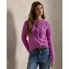 Women Cable Knit Wool Cashmere Cardigan Wmposwendw20615650