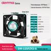 125FZY2-D Dual Voltage Axial Squirrel Cage Fan for Welder Cabinet Cooling