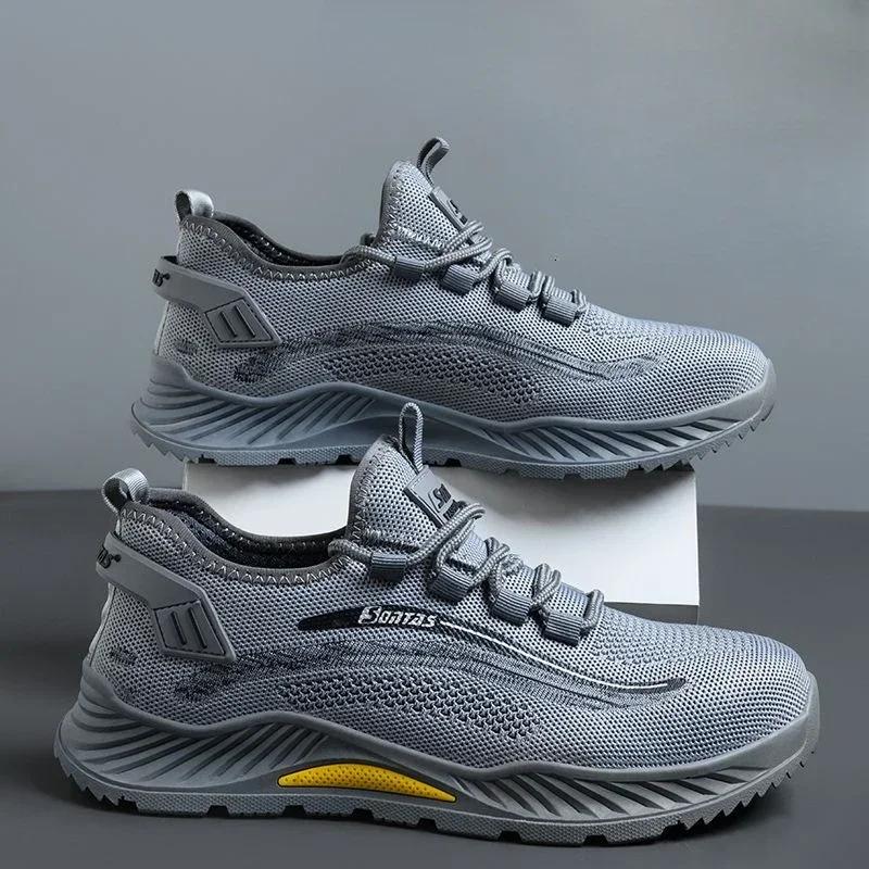 Fashion Men's Casual Sneakers Comfortable Male Shoes Lightweight Breathable Without Leather On Clearance Cheap Liquidation Size 9 Sale