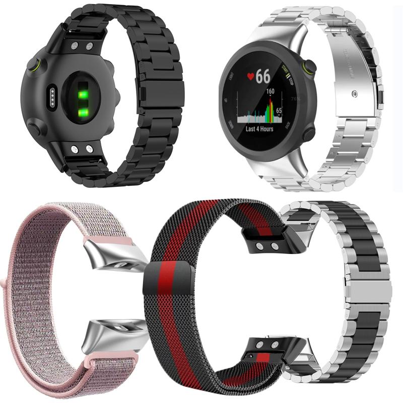 

Металлический ремешок для часов Garmin Forerunner 45 45S F45S из нержавеющей стали, сменный браслет для garmin Swim2