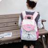 Kindergarten Color Block Backpack - Lightweight, Large Capacity for Boys and Girls