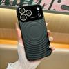 Fashion Silicone Ripple Magnetic Impact Resistant Phone Case For iPhone 17 16 15 Pro Max For Magsafe Camera Lens Protector Cover