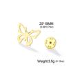 Butterfly Lapel Pins Women's Brooch Gold Color Suit Collar Badges On Backpack Stainless Steel Jewelry Wholesale 2026 New