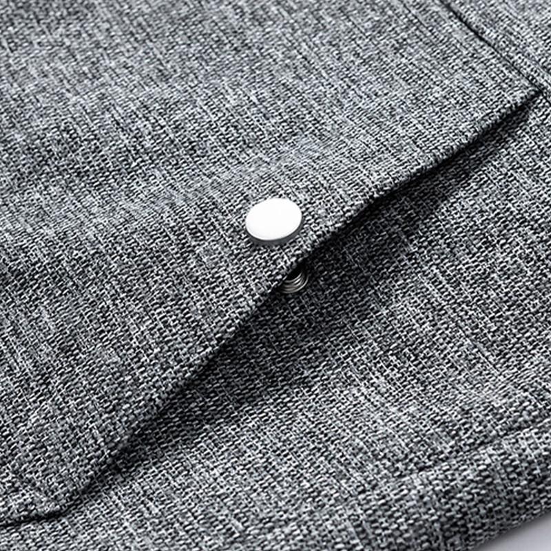 MiiOW Men's Casual Turn-Down Collar Jacket