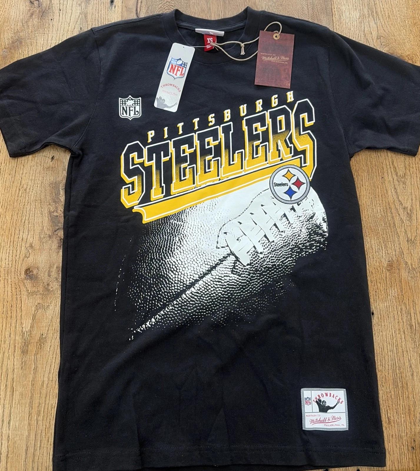 Mitchell  Ness Nostalgia Nfl Throwback Pittsburgh Steelers Steelers T-Shirt XS S