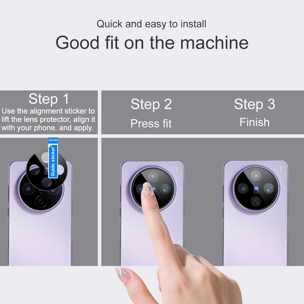 For Vivo X200s 5G Glass IMAK High Definition Integrated Glass Lens Film