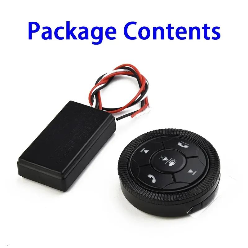 Car Steering Wheel Key Volume Remote Control Versatile Car Steering Wheel GPS Wireless Intelligent Button Volume Remote Control