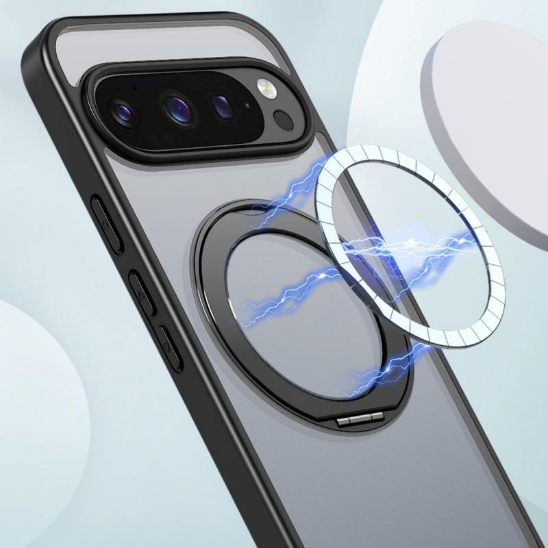 Transparent Magnetic Phone Case With Kickstand Google Pixel 10a 9a 9 Pro 10 11 XL - Acrylic Tri-Layer