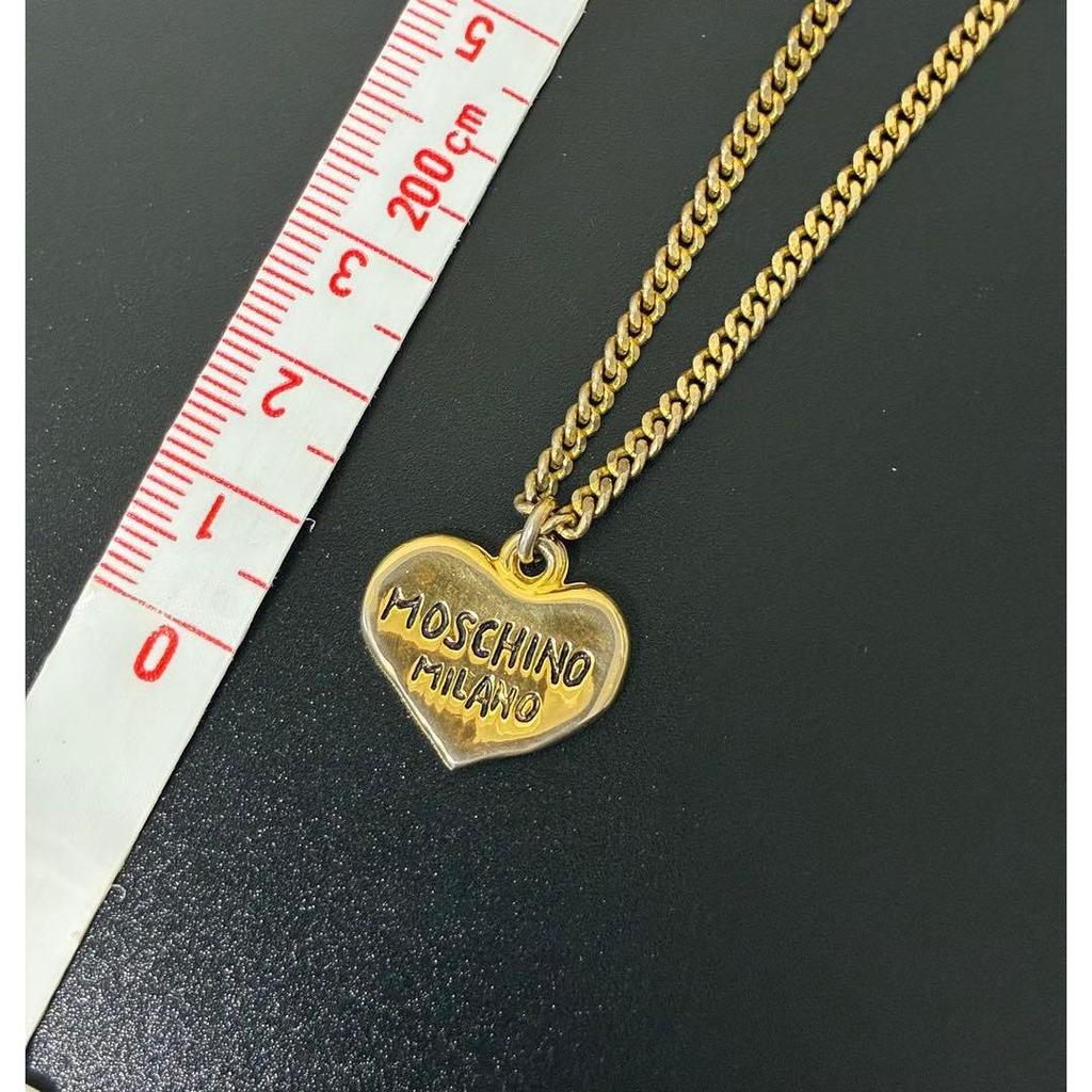 Used Moschino Moschino necklace gold heart bijoux