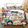 New 3D Print Anime Nijiyon Animation Bedding Set Single Twin Double Queen King Cal King Size Bed Linen Set