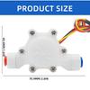 Water Meter 0.25-2.5L/Min Counter for Water Dispenser Hall Effect Sensors D0JA
