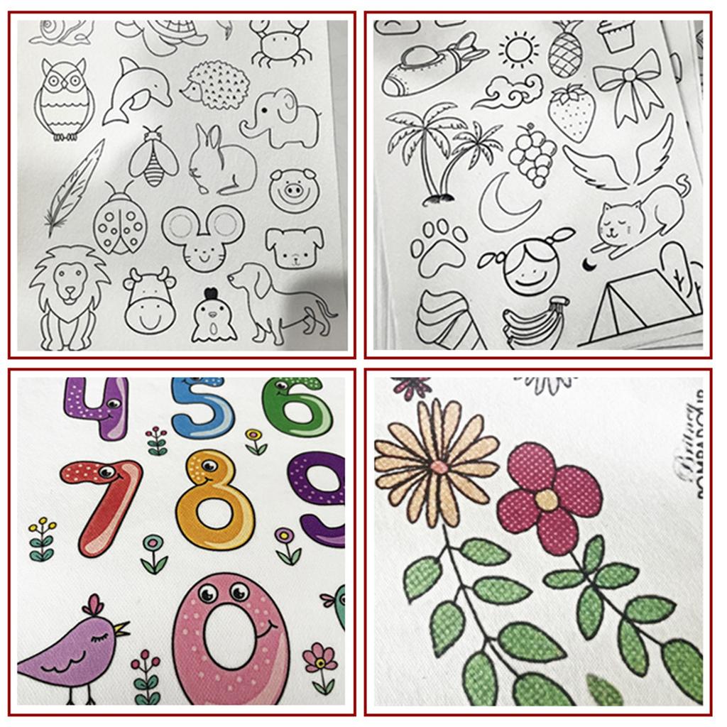 12 Stück Wasserlösliche Stabilisatorfolien zum Sticken, Stickerei, Bedruckbare selbstklebende Stickerei-Stabilisator-Unterlage