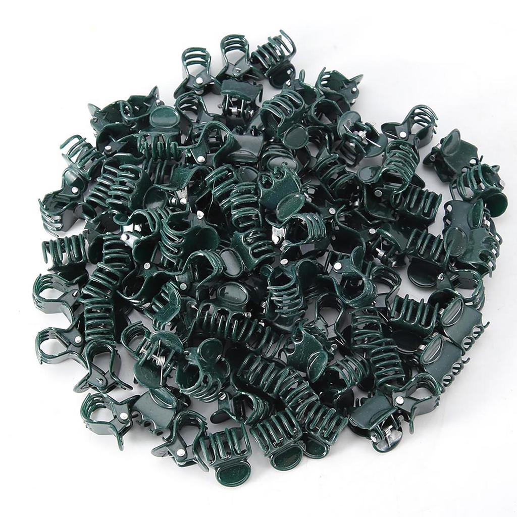 100Pcs Plastic Stalks Flower Garden Tools Stem Clips, and Easy To Use, Supports Orchids To Grow In Good Condition, Secures Small Flower S