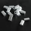 Fishing Crimp Sleeves, 100pcs Single Barrels Crimp Sleeves Crimping Loop Sleeves