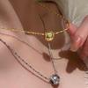 Lulu Tong Starry Necklace: Elegant & Versatile Light Luxury Clavicle Chain for Women