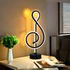 1 Stück LED Musiknote Tischlampe, Modern Schlicht Schlafzimmer Nachttisch Warm Romantisch Kreativ Dekorative Tischlampe, Weihnachtsgeschenk Geburtstagsgeschenk