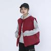 Feather Simple Loose White Duck Down Solid Color Knitted Collar Vest Sleeveless Women's New Down Vest