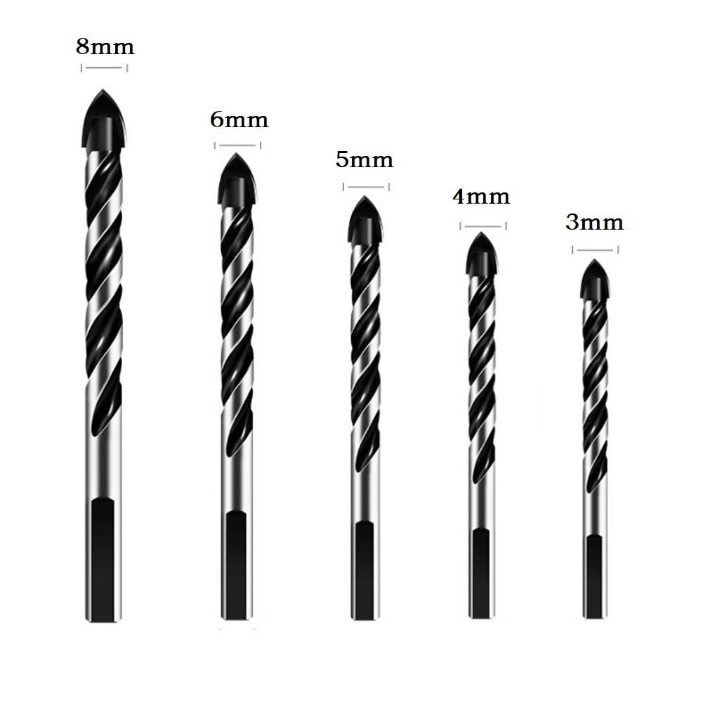 Příslušenství k trojúhelníkovým wolframovým vrtákům 3/4/5/6/8 mm