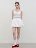 More Like It Balloon Mini Skirt (In-Pants) White