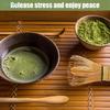 4Pcs Matcha Set Tools: Tea Brush, Tea Scoop, Tea Strainer, Tea Set Accessories