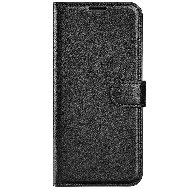 For Realme 12 5G Case Litchi Texture Wallet Cell Phone Cover with Magnetic Clasp