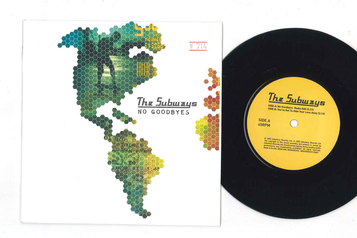 

7inch Record SUBWAYS - No Goodbyes / You ve Got To Hide Yo WEA398 INFECTIOUS 2005 UK Rock Used