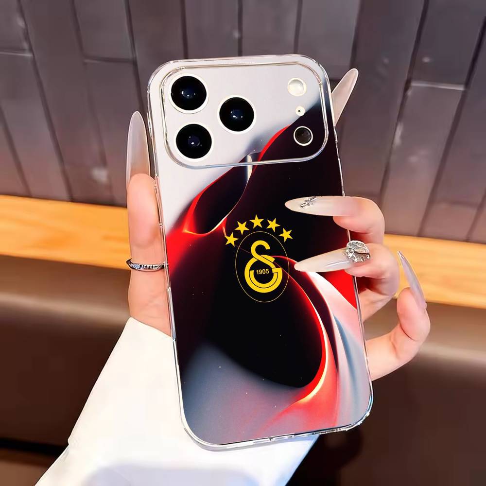 

G-GalatasarayS 1905s Phone Case For iPhone17,16,15,14,13,12,11 Plus,Pro Max Soft Transparent Cover iPhone15plus