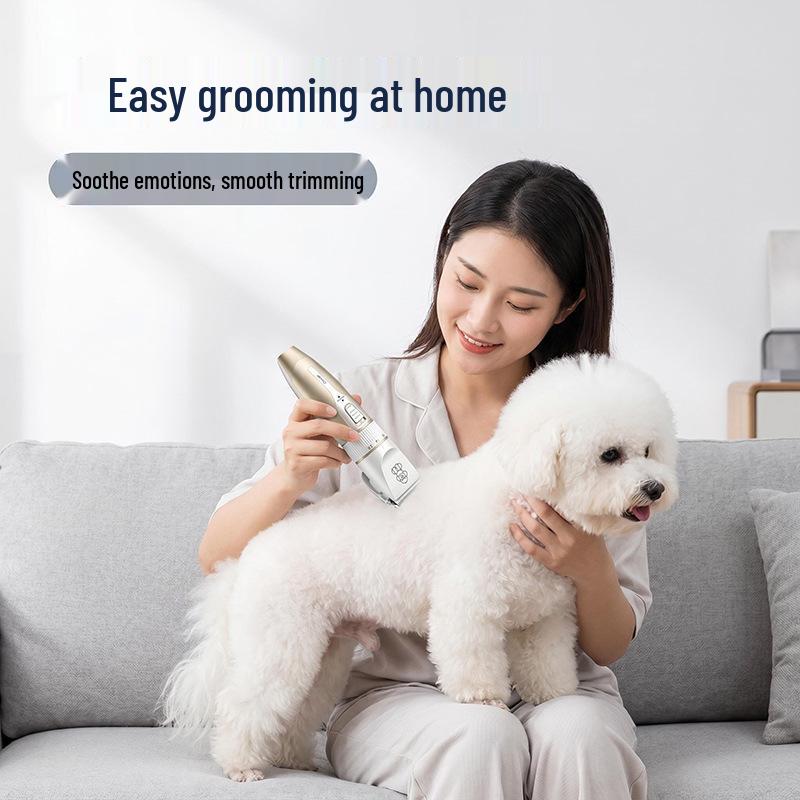 Lithium Battery Pet Hair Clipper - Low Noise, Skin-Safe Trimmer for Cats & Dogs