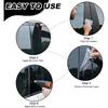Ein Satz Türfenster B-Säulenverkleidung Zierleisten-Kit passend für 2018 2019 2020 2021 2022 2023 Honda Accord Zubehör mit selbstklebendem Hochglanz-Schwarz
