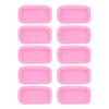 10Pcs Biscuit Mold Silicone Chocolate Cady Mold Cake Decoration Mold for DIY Baking